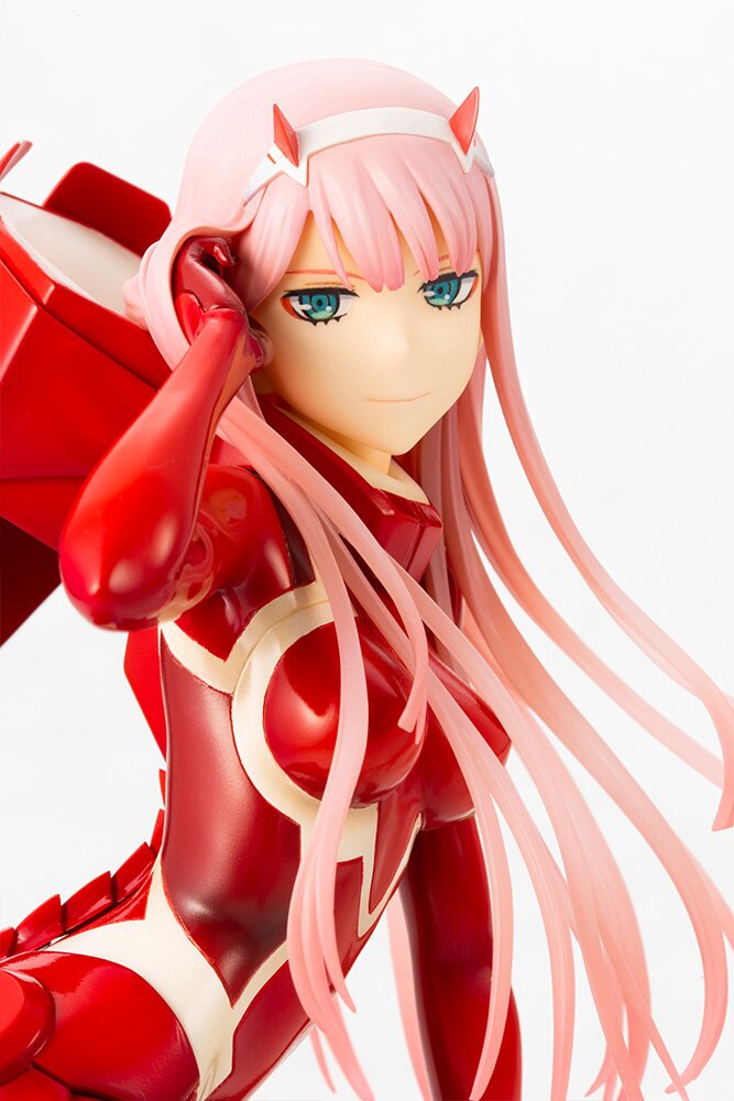 Anime Figure Toys DARLING in the FRANXX Zero Two Red Clothes Girls