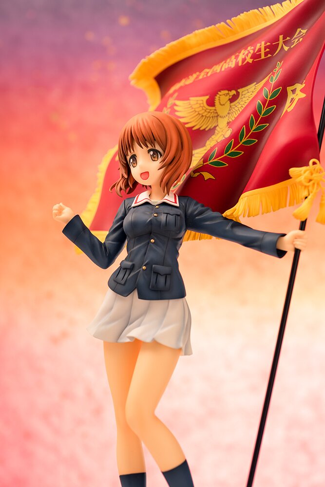 Girls und Panzer der Film Miho Nishizumi National High School Sensha-do  Tournament Championship Flag Ver. 1/7 Scale Figure