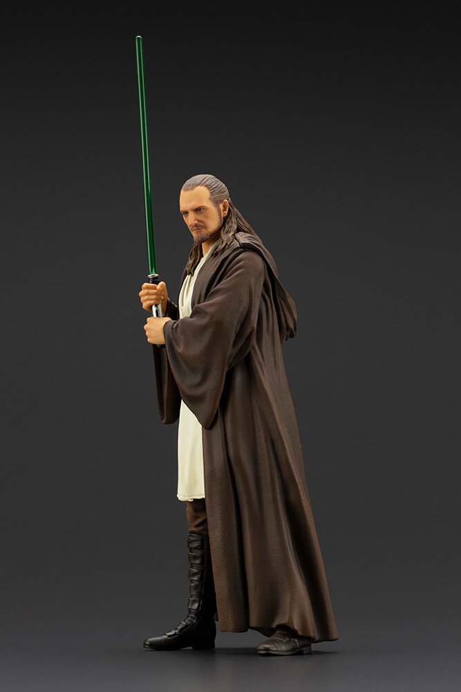 Kotobukiya ARTFX+ Star Wars The Phantom Menace Qui-Gon Jinn Figure Brown -  US