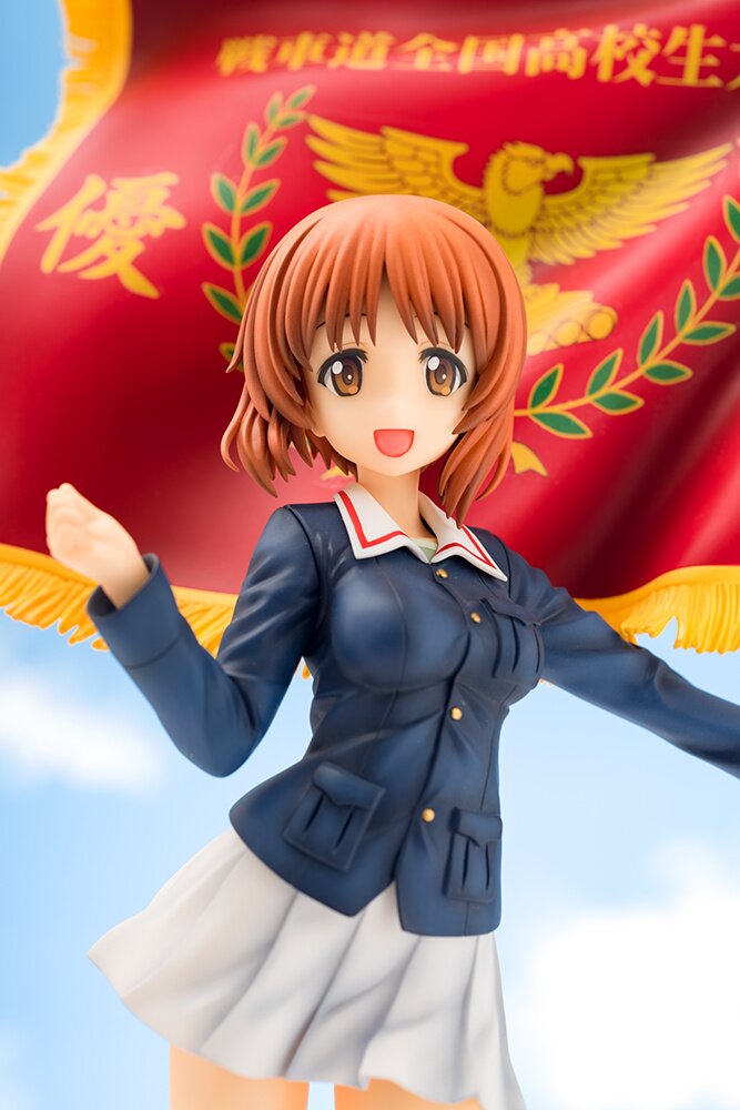 Girls und Panzer der Film Miho Nishizumi National High School Sensha-do  Tournament Championship Flag Ver. 1/7 Scale Figure