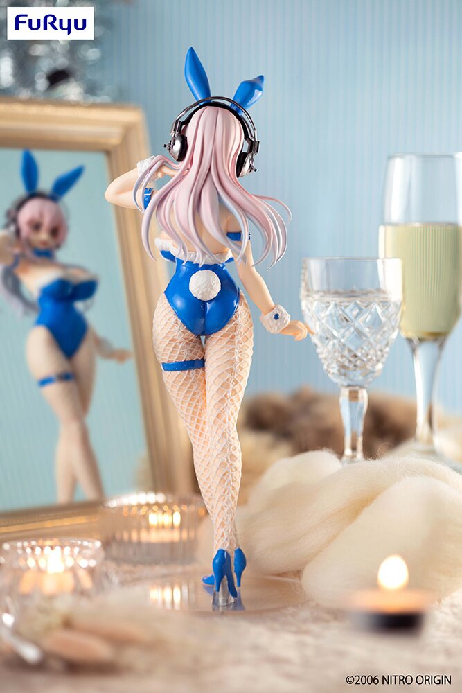 コミック・アニメ BiCute Bunnies Figure - Light blue ver. BiCute Bunnies Figure Super Sonico: Blue Rabbit Ver.: Furyu