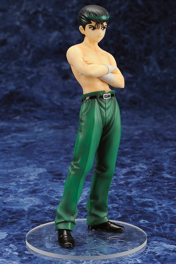 Kotobukiya Yusuke Urameshi ARTFX J Figure - Yu Yu Hakusho Collectible With Poo Ghost