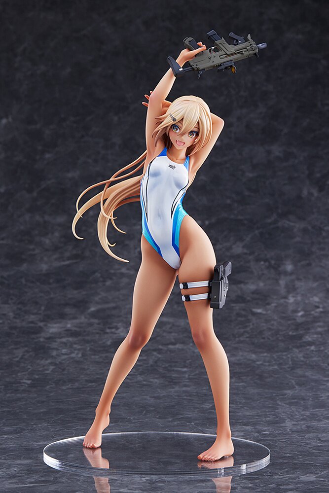 Arms Note Kouhai-chan of the Swim Team: Blue Line Swimsuit Ver. 1