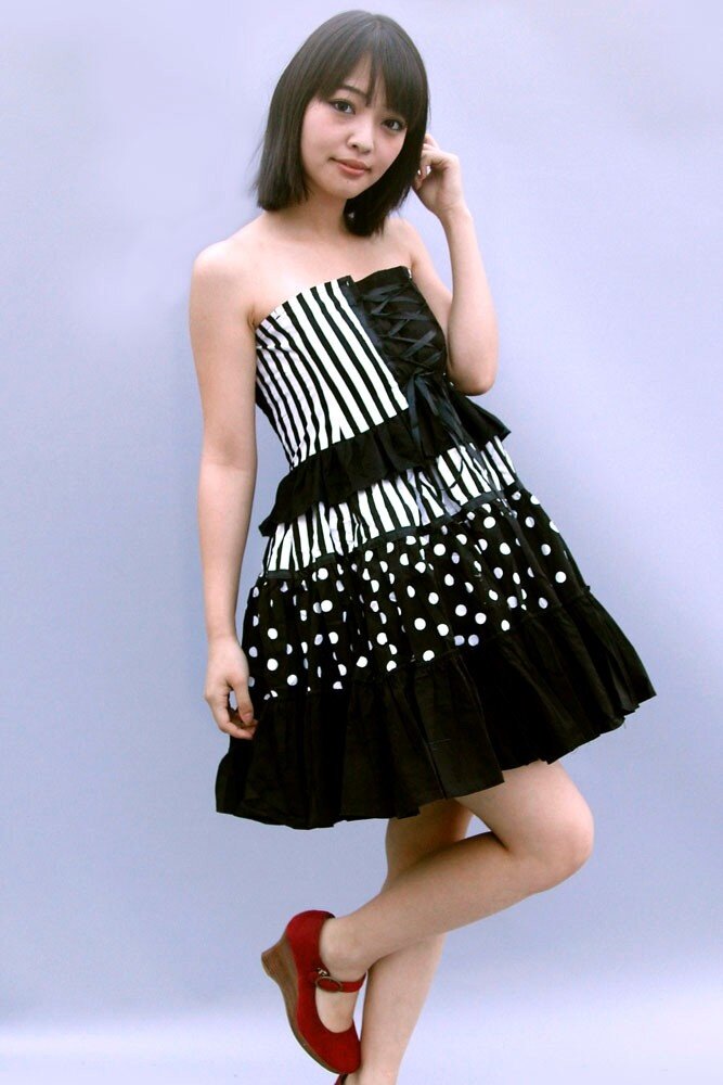 ACDC RAG Dots & Stripes Dress - Tokyo Otaku Mode (TOM)
