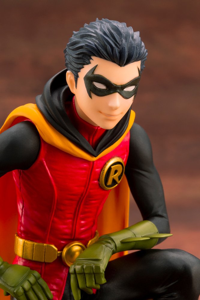 コトブキヤ DCコミックス ダミアン ウェイン ロビン イケメン 1:7スケール 像 マルチカラー 10インチ DC Comics] Ikemen Series Damian Robin w/ Bonus Head Part