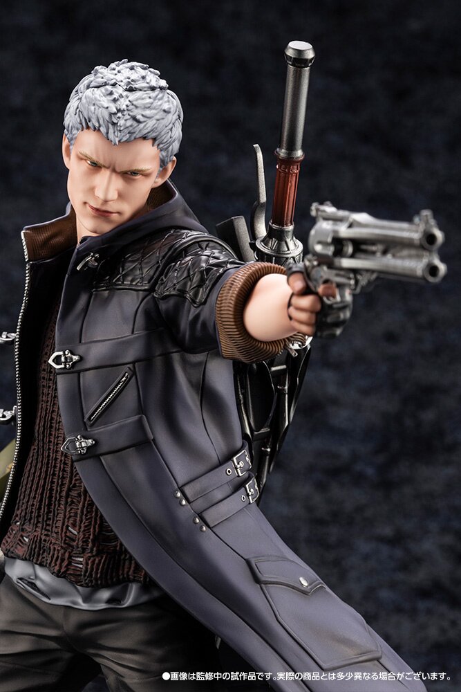 Kotobukiya ARTFX Devil May Cry 4 Nero Painted PVC Figure USED very