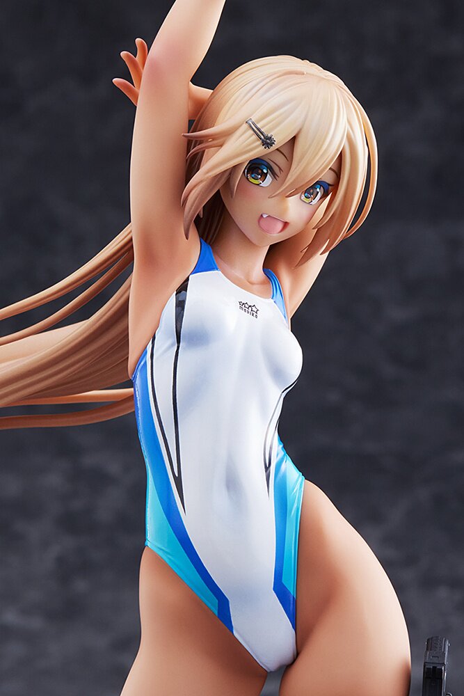 Arms Note Kouhai-chan of the Swim Team: Blue Line Swimsuit Ver. 1 