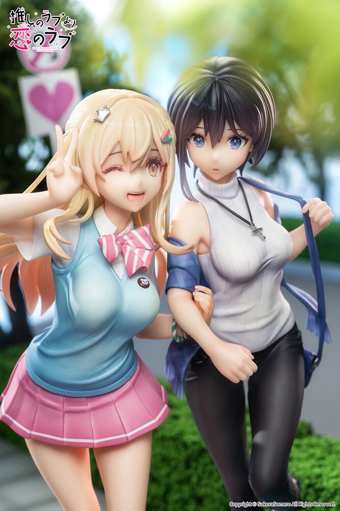 OshiRabu: Waifus Over Husbandos Ren Furutachi & Akuru Hayahoshi 1/7 Scale  Figure Set