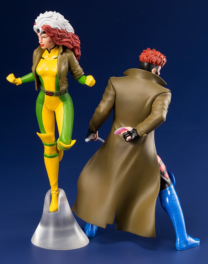 ARTFX＋ 1/10  ガンビット＆ローグ 2パック コトブキヤ フィギュア ArtFX+ [X-Men] '92 Gambit & Rogue 2-Pack Set: KOTOBUKIYA