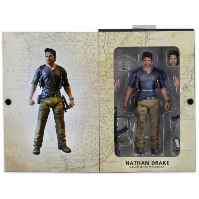  NECA Uncharted 4 Ultimate Nathan Drake Action Figure (7 Scale)  : Toys & Games