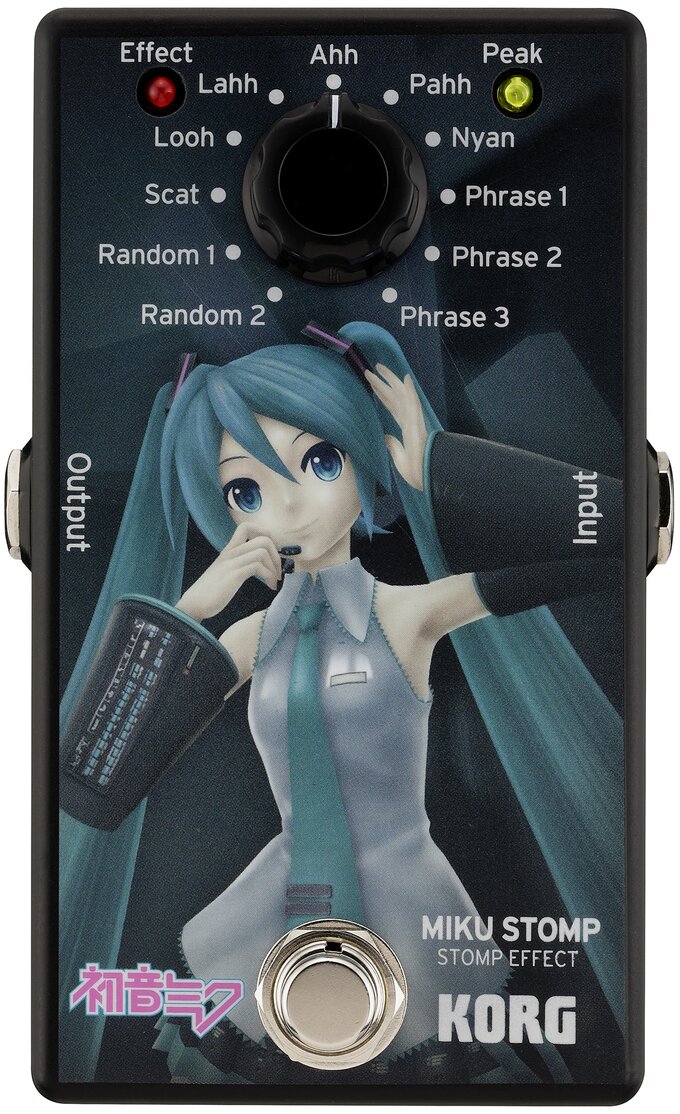 Korg miku stomp 初音ミク Amazon.com: Korg Miku Stomp Vocaloid Guitar Effects Pedal
