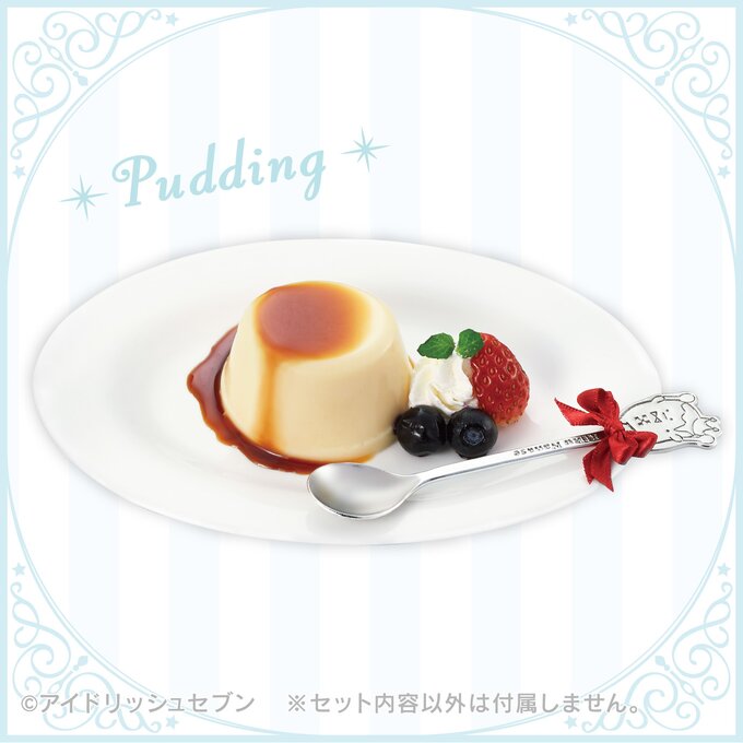 Delicious Puddings & Spoons Featuring IDOLiSH 7 King Pudding