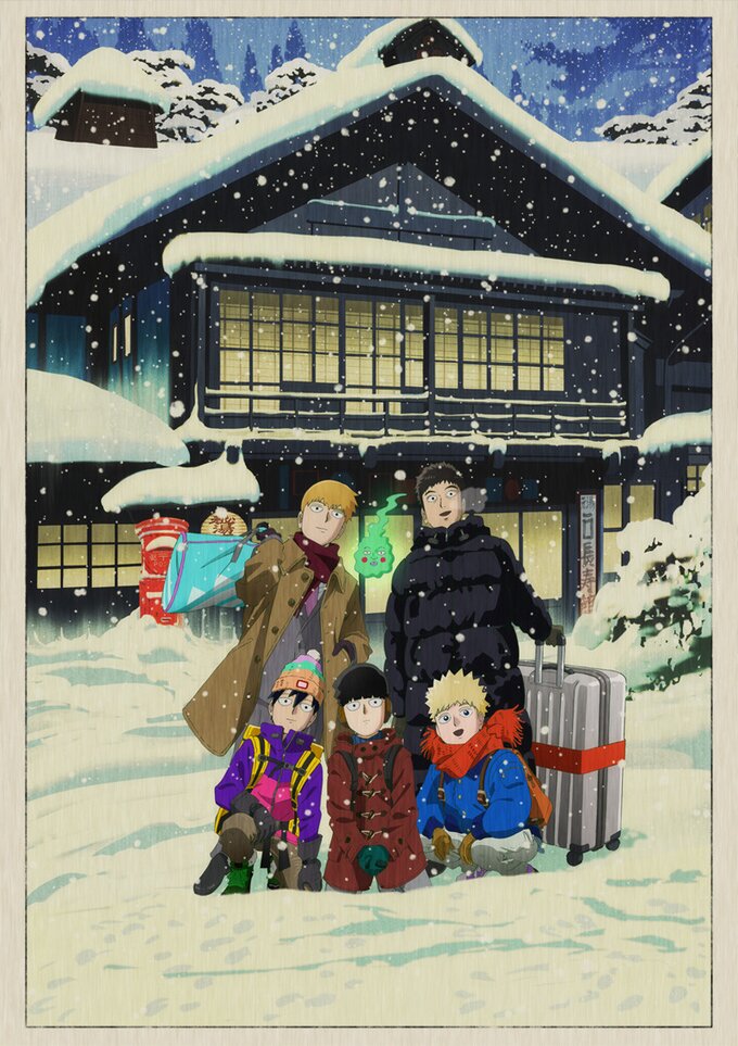 Mob Psycho 100 Unleashes the Perfect Winter Poster