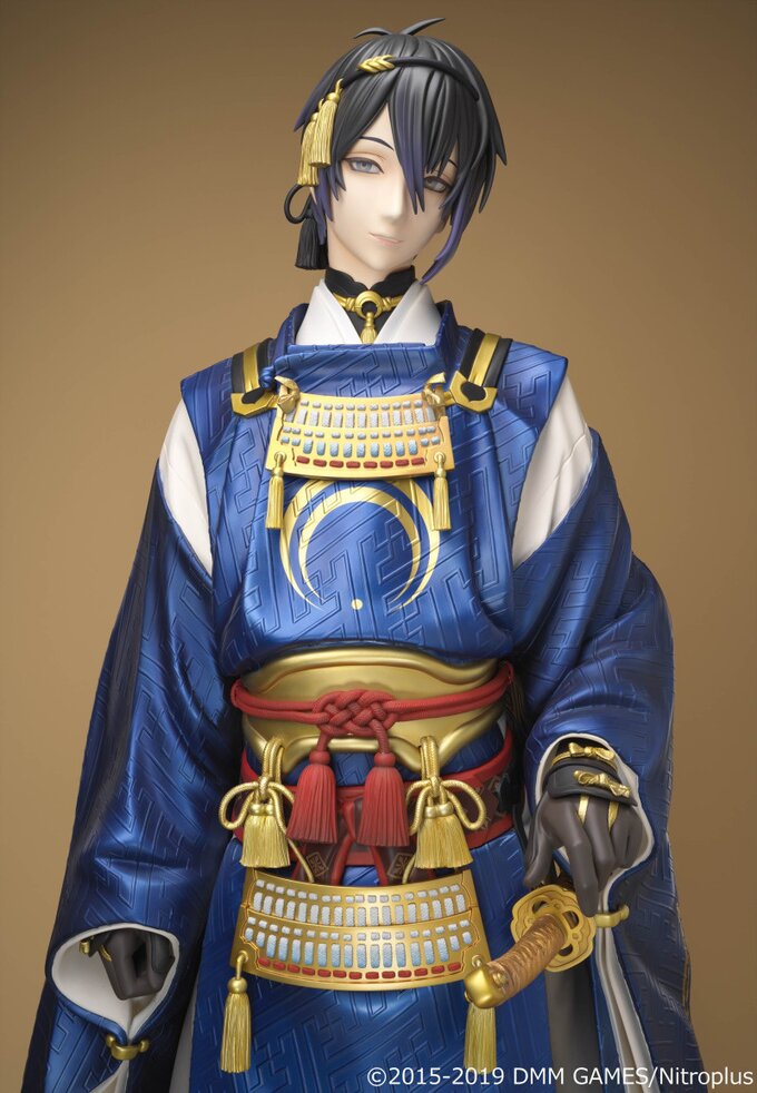 Touken Ranbu's Mikazuki Now Large as Life With 1/1 Figure