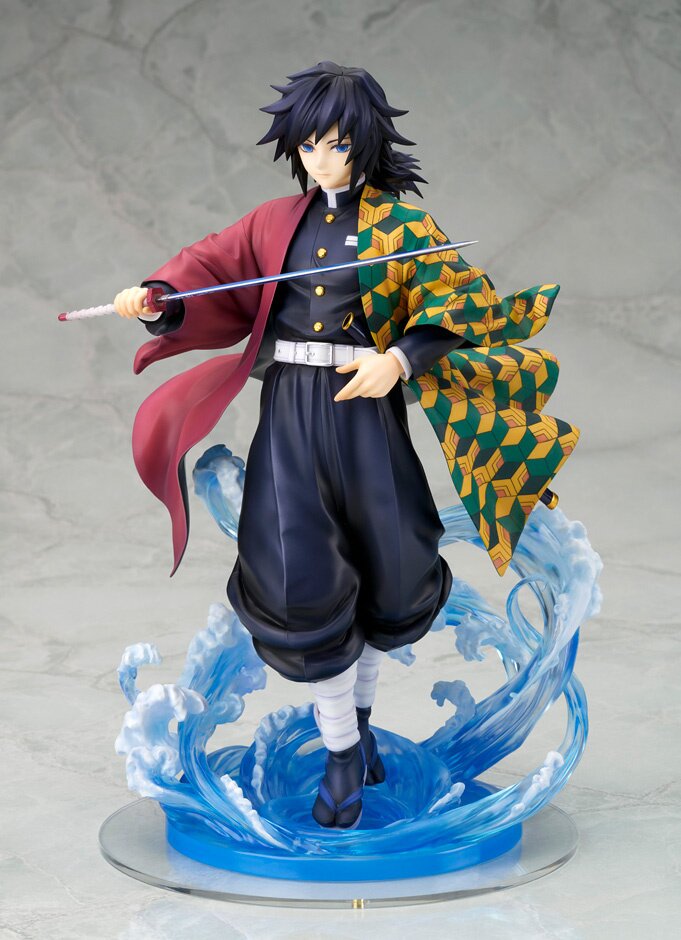 NINJAMO Giyu Tomioka Figure Demon Statue Anime Slayer Figurine 6 Toy  Slayer Water Hashira Collectible Figure