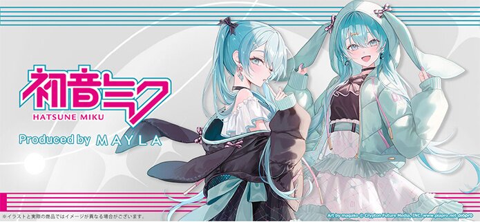 MAYLA Hatsune Miku Iconique Down Jacket White - Tokyo Otaku