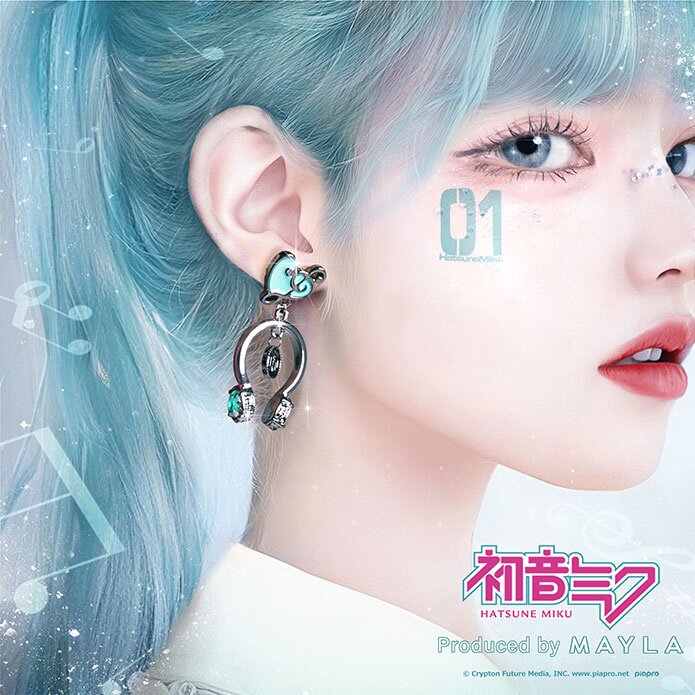 MAYLA Hatsune Miku & Kagamine Rin/Len Iconique Ear Objet ~Complete