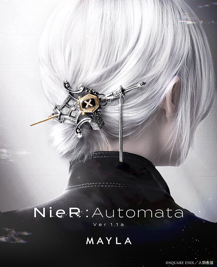 MAYLA NieR:Automata Ver1.1a Iconique Hair Objet Majeste + Kanzashi