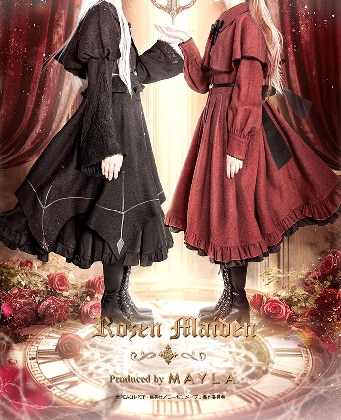 [KINDERSALMON] Maiken Dress ★すぐ品切れ★ MAYLA Rozen Maiden Iconic Coat Dress Shinku: Mayla - Tokyo