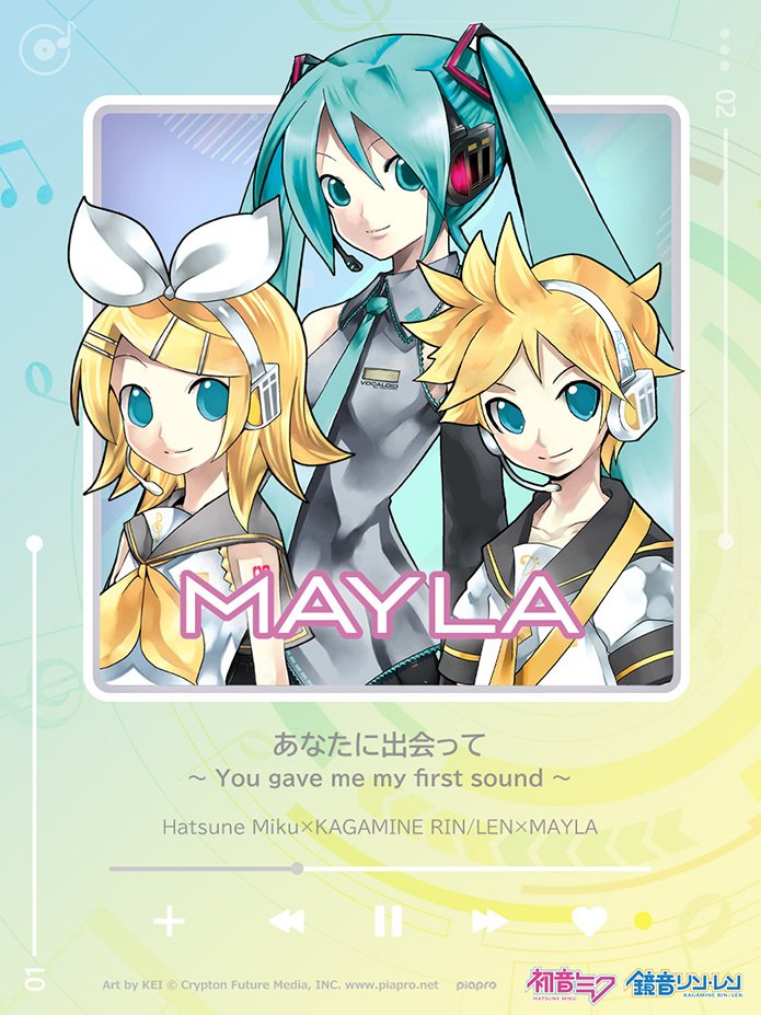 MAYLA Hatsune Miku & Kagamine Rin/Len Iconique Ear Objet ~Complete
