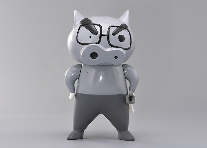 Crayon Shin-chan Soft Vinyl Collection Silver Buriburizaemon