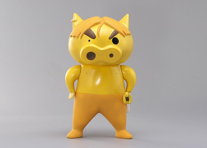 Crayon Shin-chan Soft Vinyl Collection Gold Buriburizaemon - Tokyo