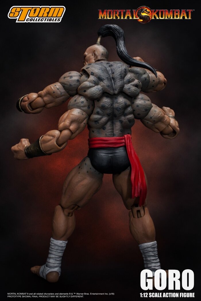 Mortal Kombat Goro 1/12 Scale Action Figure Storm Collectibles Tokyo
