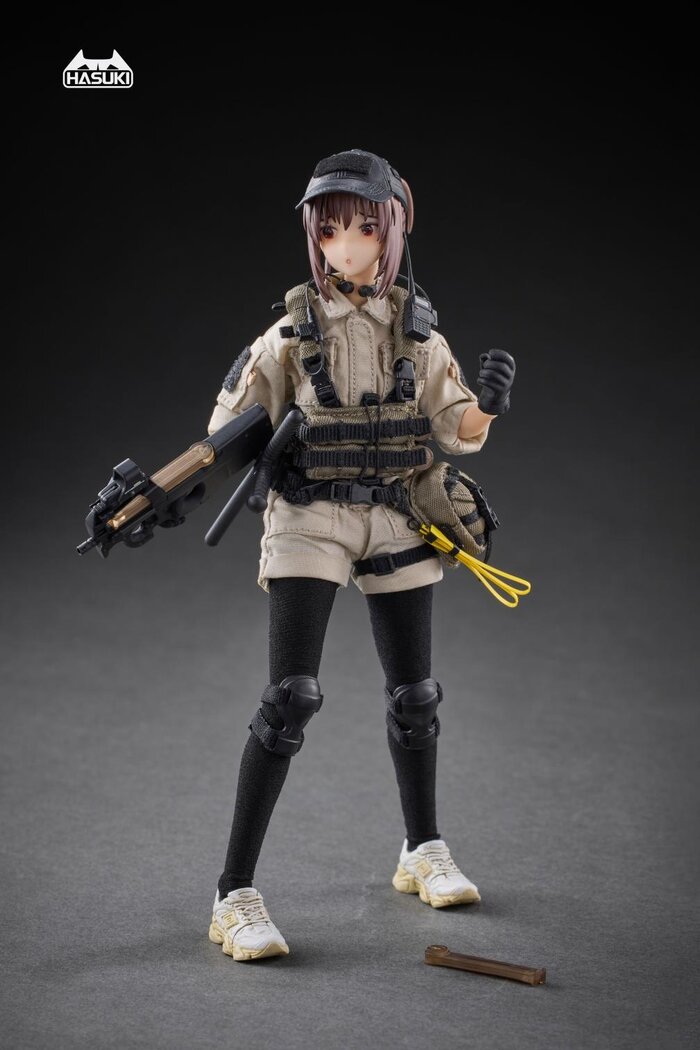 Pocket Art Series PA006 Security Hiyo Reizei 1/12 Scale Action Figure ...