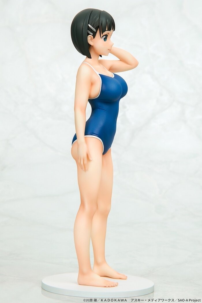 kirigaya suguha navy swimsuit ver