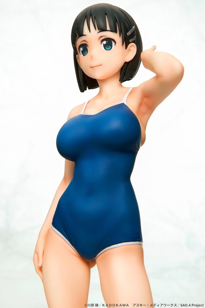 kirigaya suguha navy swimsuit ver