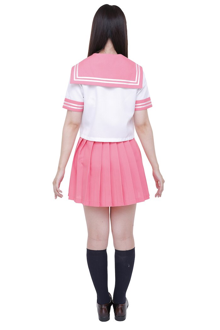 Color Sailor Pink x White Sailor Suit Cosplay Outfit - Tokyo Otaku Mode ...