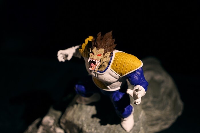 banpresto dragon ball z creator x creator great ape vegeta figure