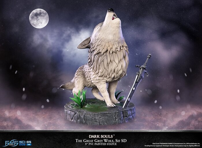 the great grey wolf sif statue