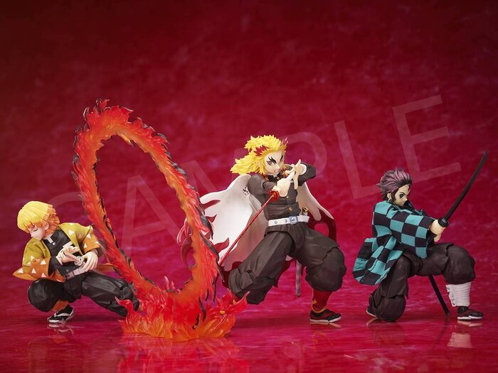 kyojuro rengoku mugen train demon slayer kimetsu no yaiba figure