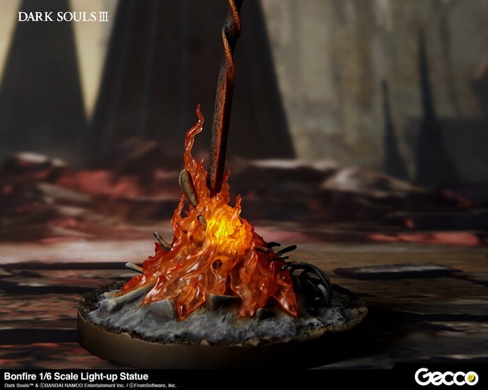 dark souls bonfire statue