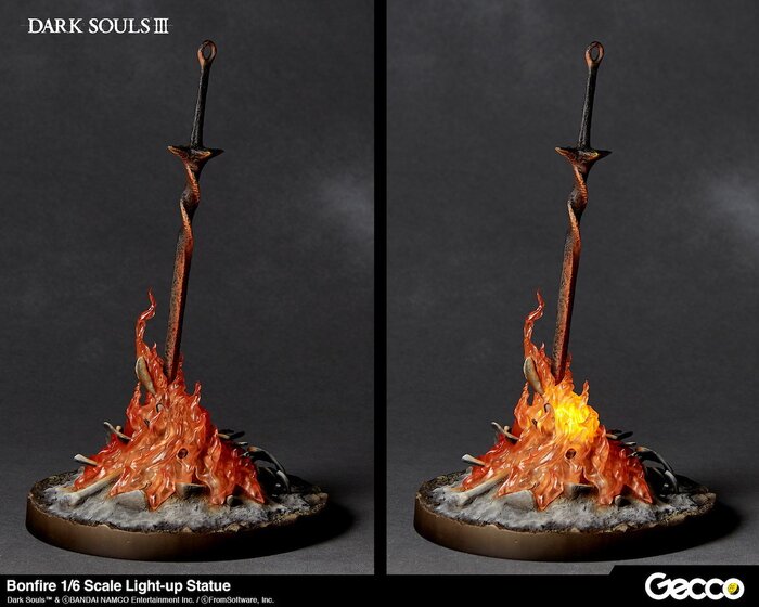 dark souls bonfire statue