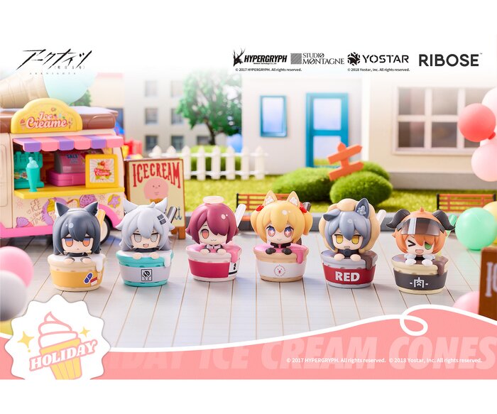 Arknights Holiday Ice Cream Cones Series Trading Figure Box Set: Ribose ...