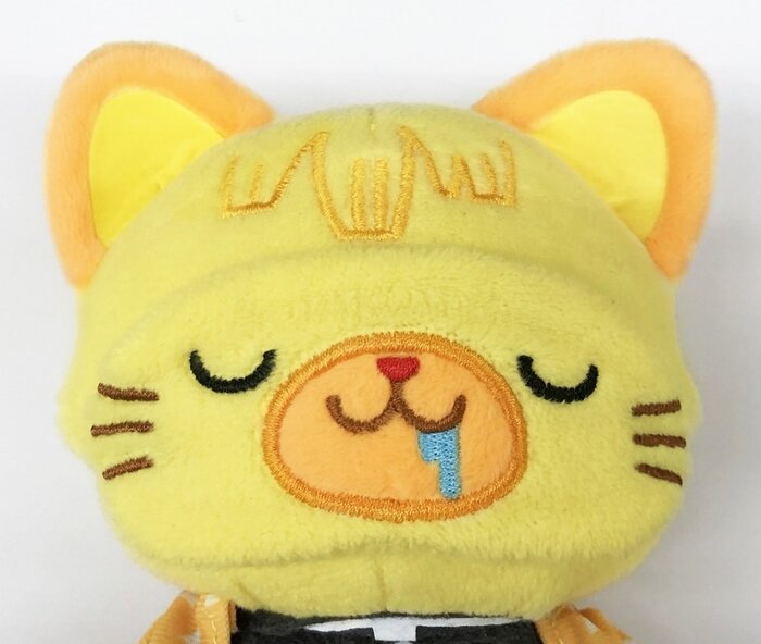 cat plush keychain