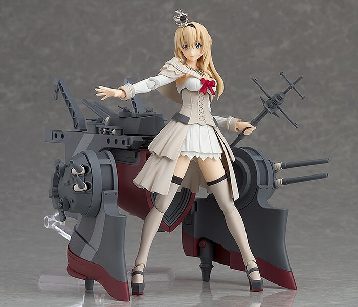 Max Factory Kancolle: Warspite figma アクションフィギュア ブラウン ベージュ グレー 6インチ Amazon.co.jp: Max Factory Kancolle: Warspite Figma