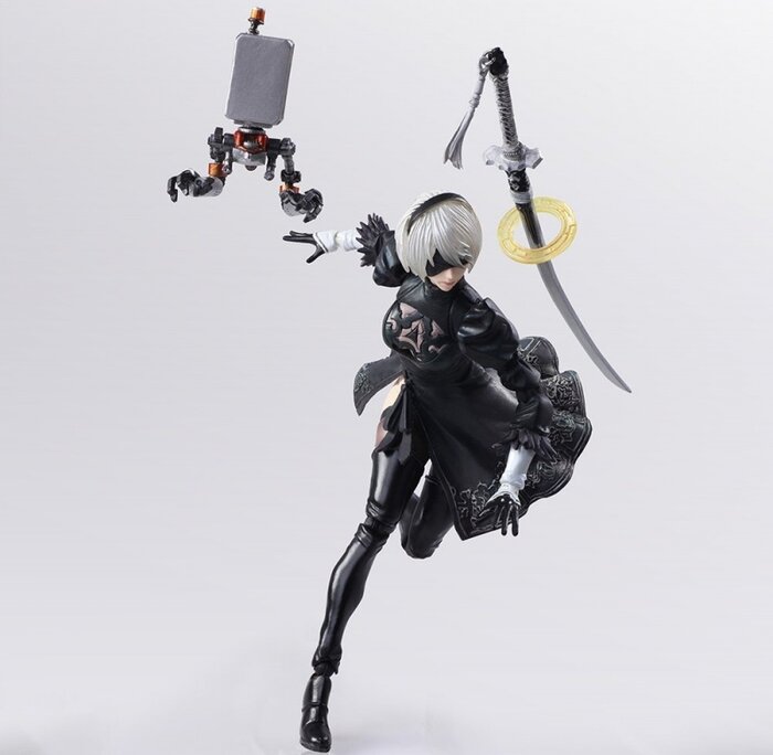 Bring Arts NieR: Automata 2B & Machine Lifeform Figure Set: SQUARE ENIX ... - 3689765bf594495f9fD9356D3f2c4471