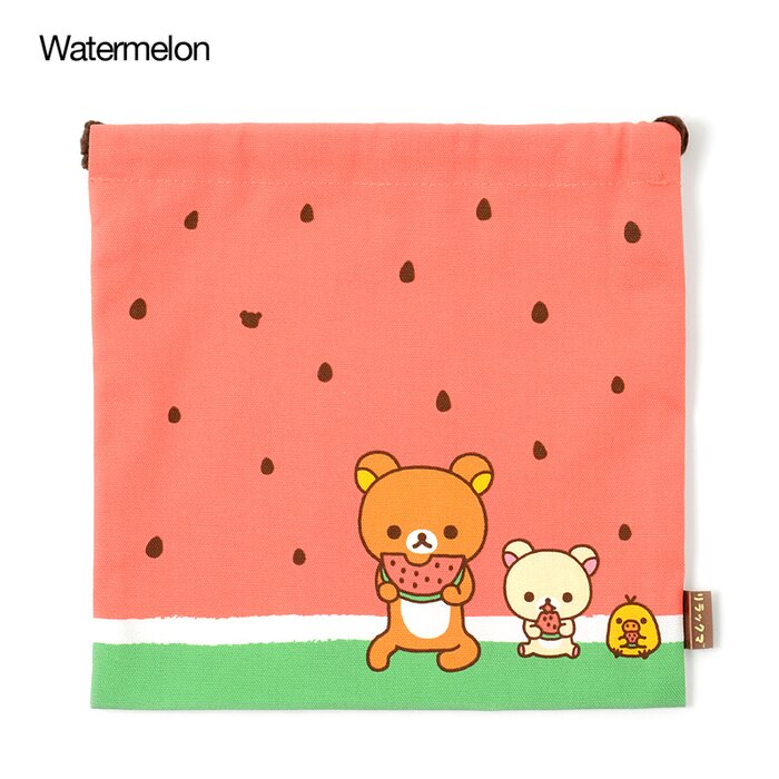 rilakkuma drawstring bag