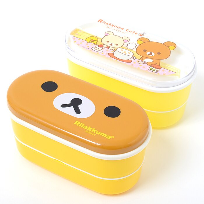 Rilakkuma TwoTier Lunch Box with Chopsticks Tokyo Otaku Mode (TOM)