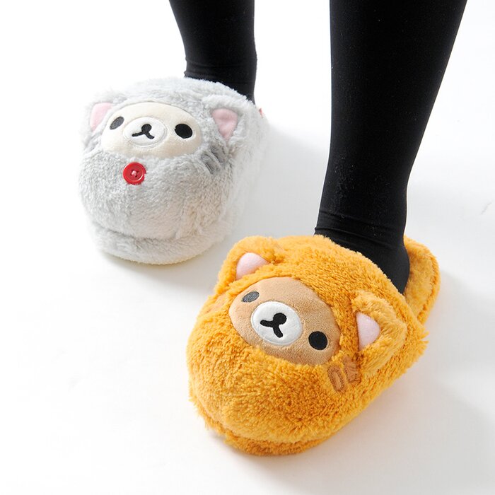 Nonbiri Neko Rilakkuma and Korilakkuma Slippers: San-X - Tokyo Otaku ...