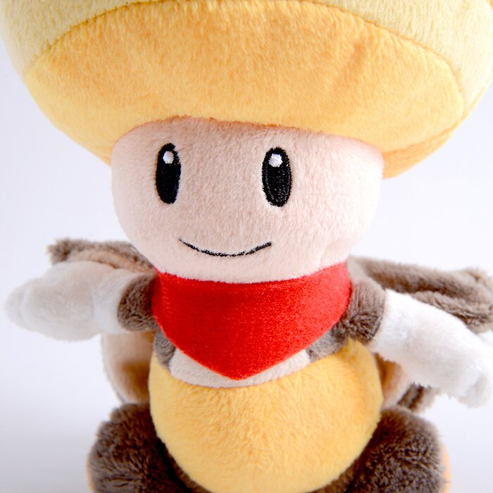 flying squirrel yellow toad plush