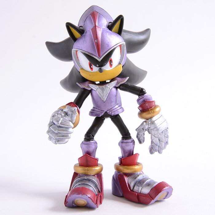 Sonic the Hedgehog - Shadow with Gold Rings 4 Action Figure