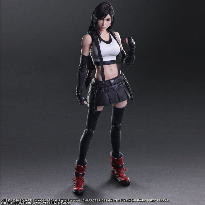 final fantasy vii remake play arts kai tifa lockhart action figure
