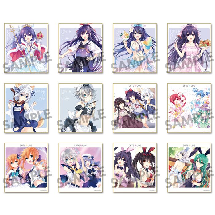 Date A Live Mini Shikishi Board Collection Vol. 4 Box Set - Tokyo Otaku  Mode (TOM)