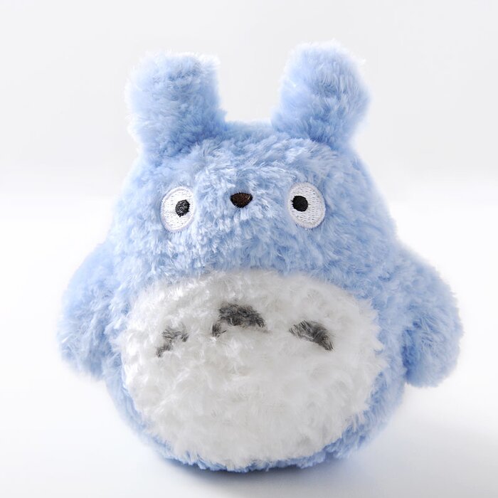 fluffy totoro plush