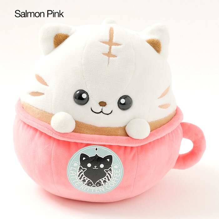 latte kitten coffee plush