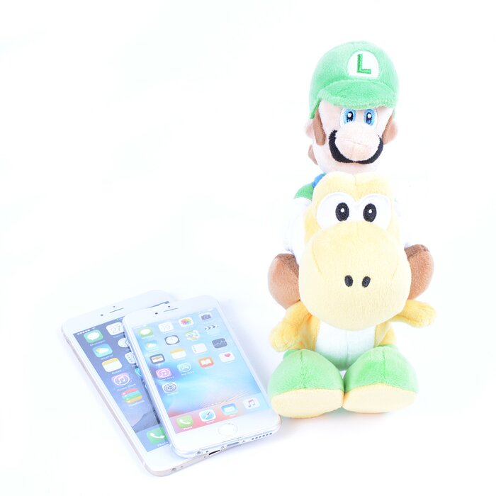 luigi riding yoshi plush